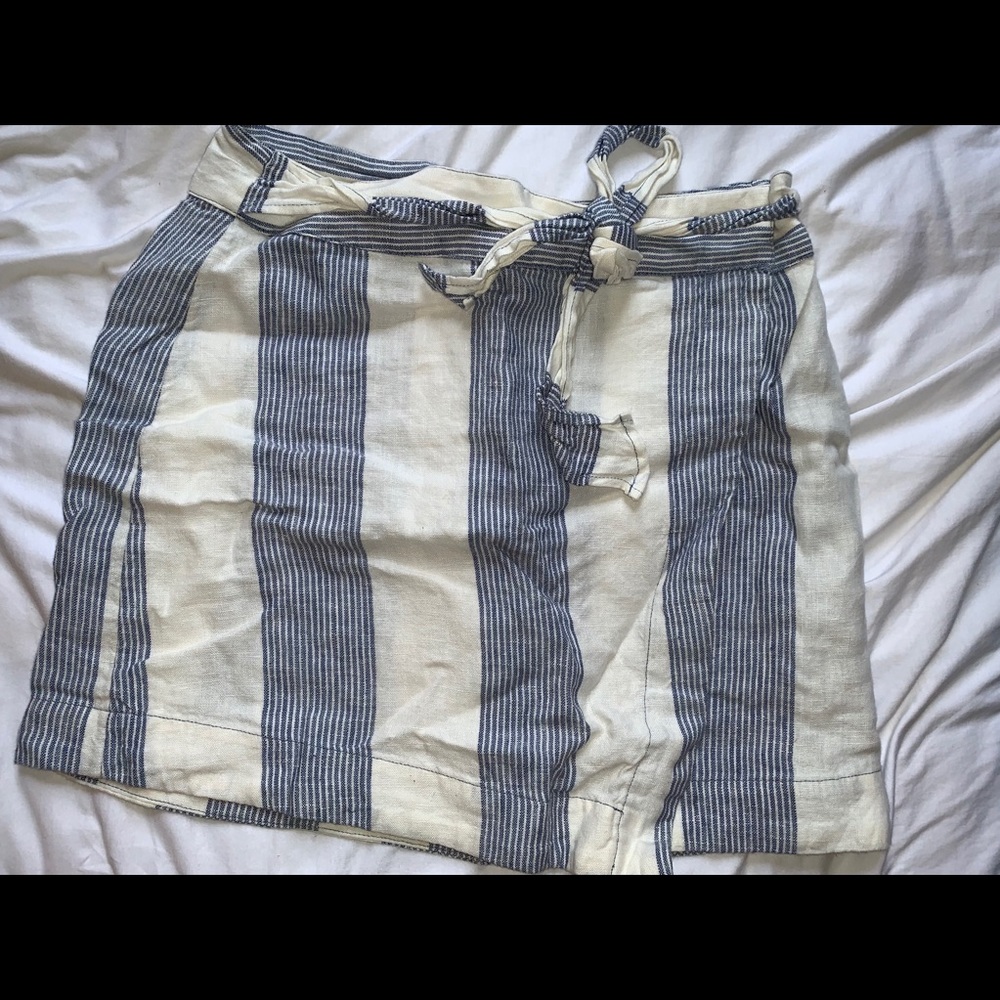 Striped Free People Skort